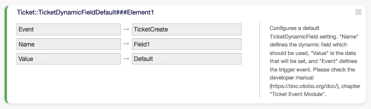 Activate Dynamic Field in Ticket Create Event