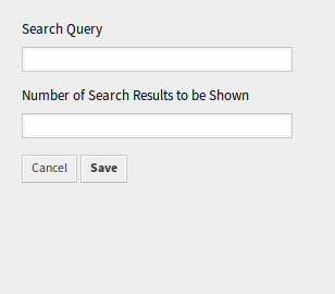 Show the Results of a Search