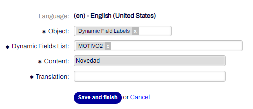 Table for translation - Dynamic Field Labels