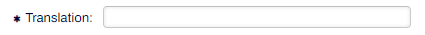 Translation Field