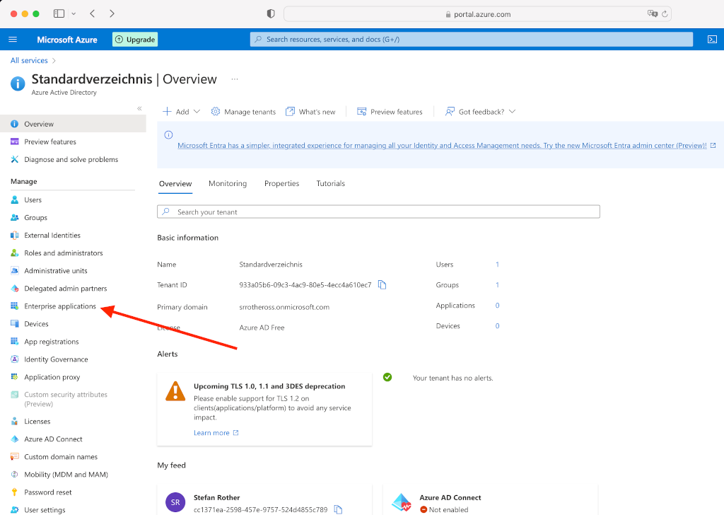 OAuth2 Azure Configuration