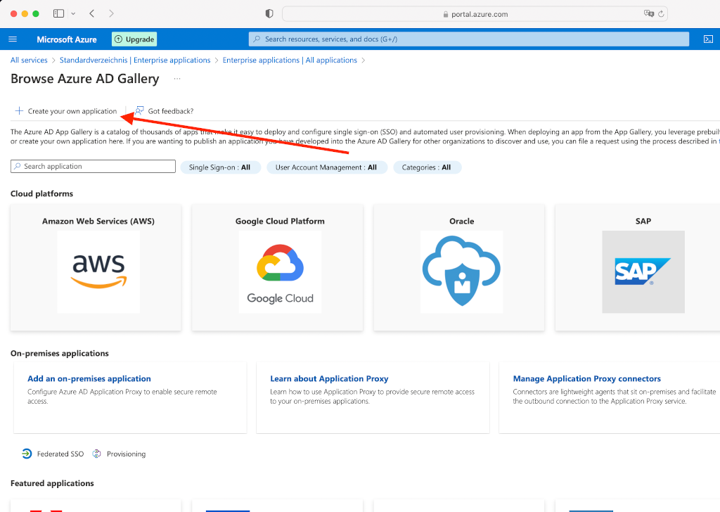 OAuth2 Azure Configuration