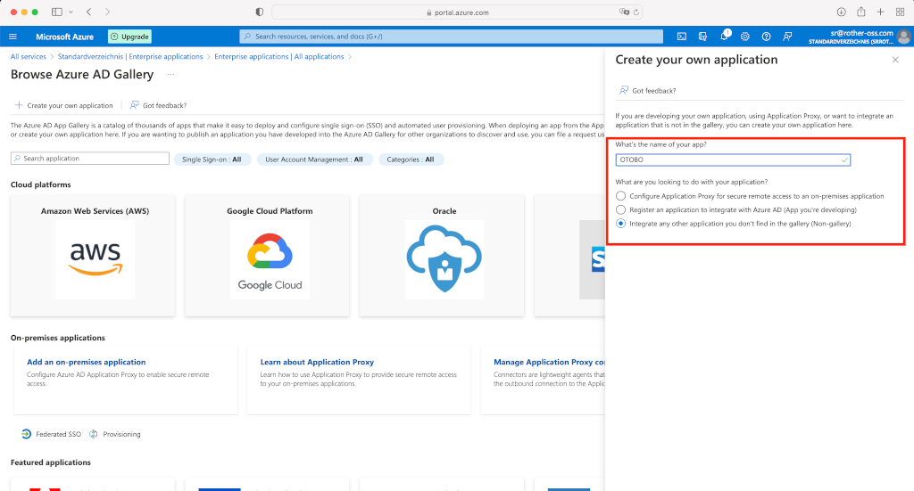 OAuth2 Azure Configuration