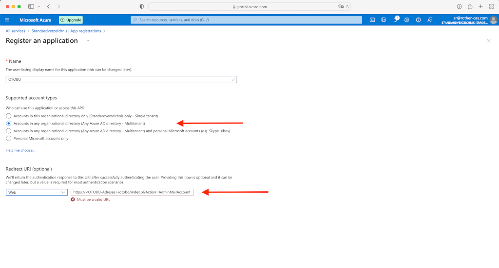 OAuth2 Azure Configuration