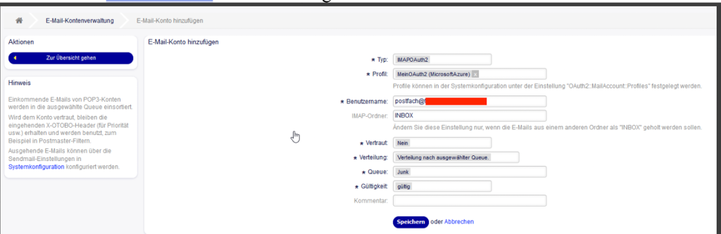 OAuth2 Azure Configuration