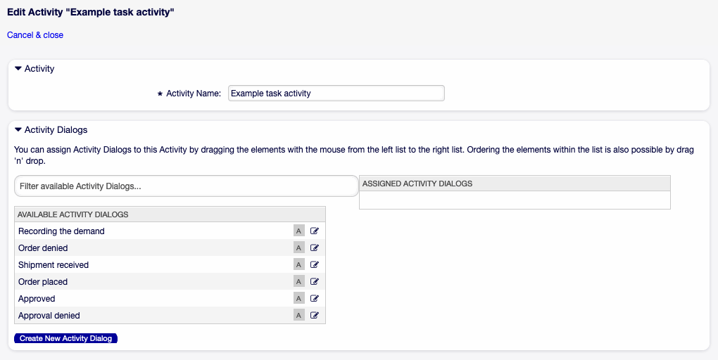 Script Task Activity Window