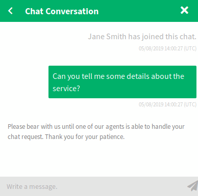 Start Chat Window